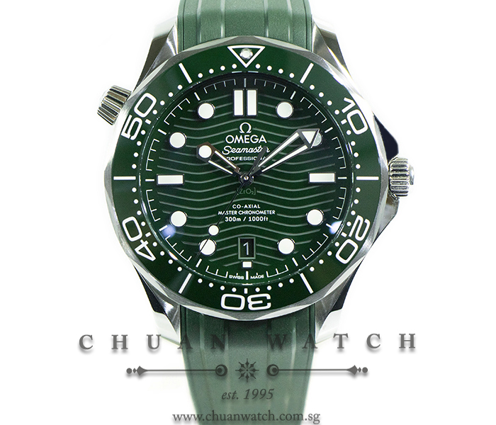 Omega Seamaster Diver 300M Co-Axial Master Chronometer 42mm 210.32.42.20.10.001 Green