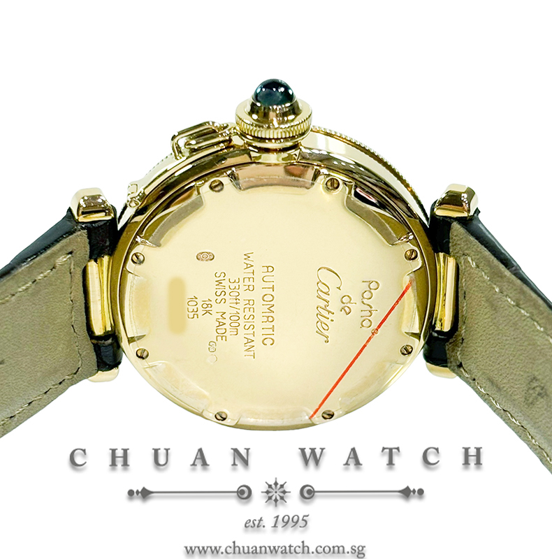 Cartier Pasha Medium Automatic Yellow Gold 36mm 1035 - Discontinued - Image 2