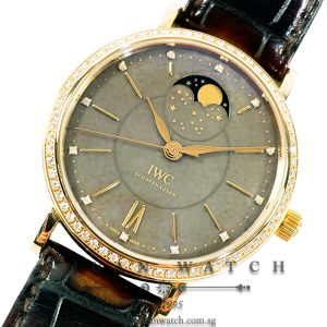 IWC Portofino Automatic MoonPhase Rose Gold 37mm IW459003 - Discontinued