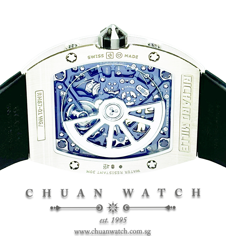 Richard Mille RM67-01 Extra Flat White Gold Full Diamonds - Image 3
