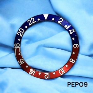 Original Rolex 1675 Blue Back GMT Master Pepsi Aluminum Bezel Insert