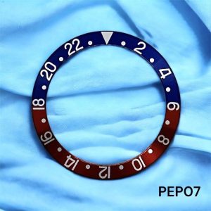 Original Rolex 1675 Blue Back GMT Master Pepsi Aluminum Bezel Insert