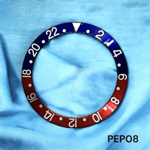 Original Rolex 1675 Blue Back GMT Master Pepsi Aluminum Bezel Insert