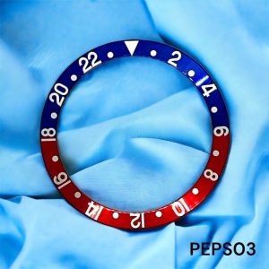 Original Rolex 16710 Blue Back GMT Master Pepsi Aluminum Bezel Insert