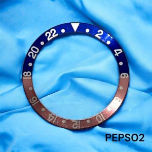 Original Rolex 16710 Blue Back GMT Master Pepsi Aluminum Bezel Insert