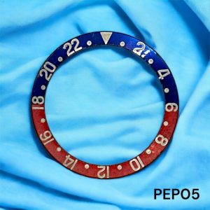 Original Rolex 1675 Blue Back GMT Master Pepsi Aluminum Bezel Insert