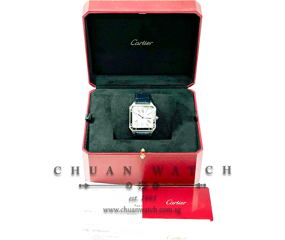 Cartier Santos-Dumont Extra-Large Hand-Wound WSSA0032 - Image 4