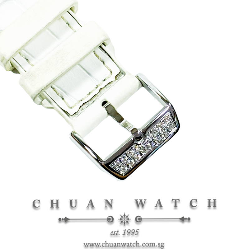 Franck Muller Vanguard Steel White Custom-Set Paved Diamonds V 45 SC DT AC BC - Image 3