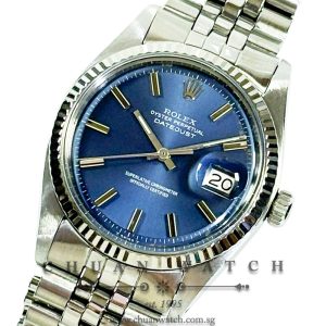 Rolex Vintage Gents' DateJust 36mm 1601 Blue Index - Discontinued