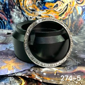 Custom DateJust 31mm White Gold Diamond Bezel