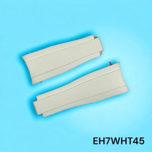 Everest EH7 Curved End White Rubber on Deployant Buckle 4/5