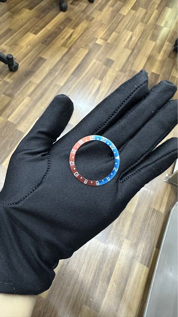 Genuine Rolex Vintage 1675 GMT Master Pepsi Orangey Red Faded Red Back Fat Font Bezel Insert RBF2 - Image 6