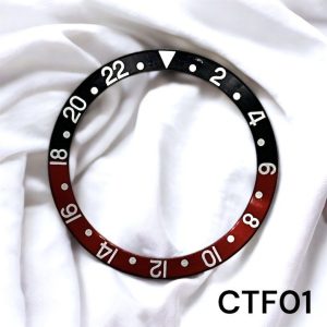 Original Rolex Thin Font Fat Lady GMT Master Coke Aluminum Bezel Insert