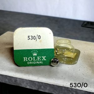 Original Rolex 530/0 Stainless Steel 5.3mm Watch Crown
