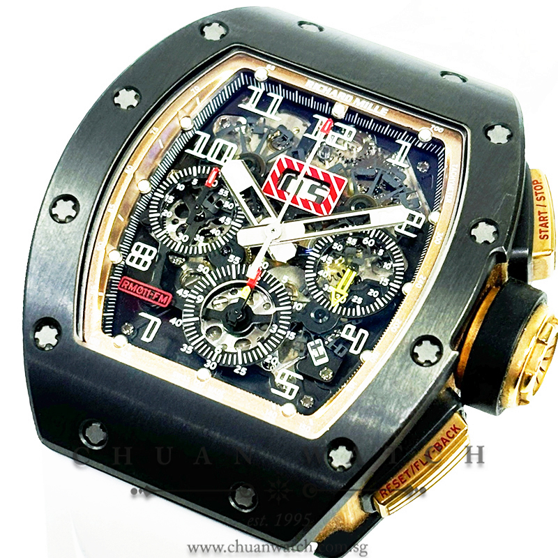 Richard Mille RM011 DLC-Titanium Rose Gold Asia Boutique Exclusive Edition 'AB1' (Limited Edition of 50 Pieces Only)
