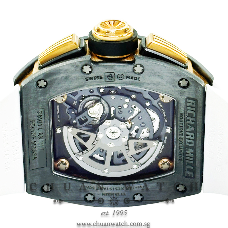 Richard Mille RM011 DLC-Titanium Rose Gold Asia Boutique Exclusive Edition 'AB1' (Limited Edition of 50 Pieces Only) - Image 2