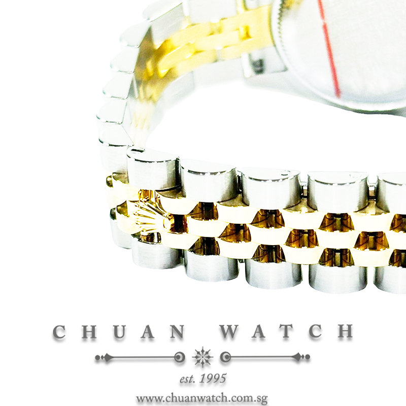Rolex Ladies' DateJust Two-Tone 26mm 179173 Yellow Gold Crystal Diamonds - Discontinued - Image 3