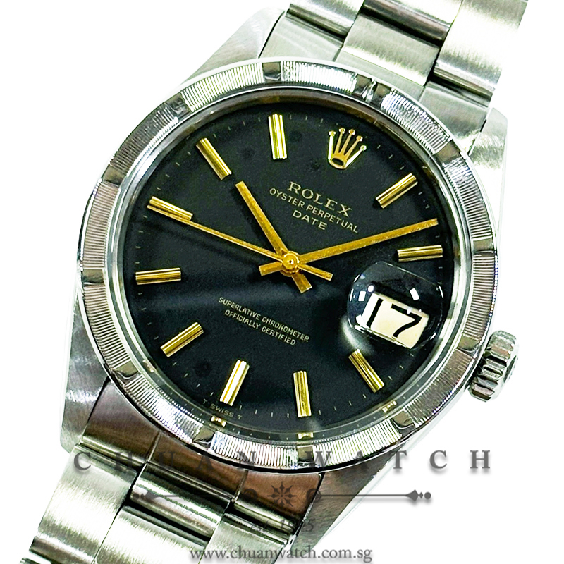 Rolex Vintage Oyster Perpetual Date 34mm 1501 Black Index - Discontinued