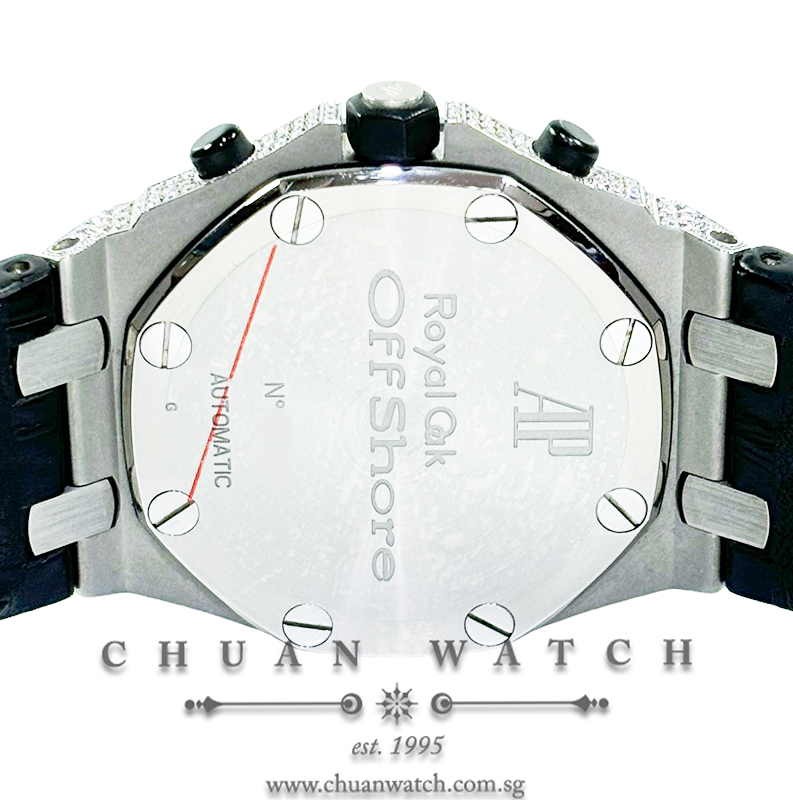 Audemars Piguet Royal Oak Offshore Custom-Set Paved Diamonds Steel 42mm 26020ST - Discontinued - Image 2