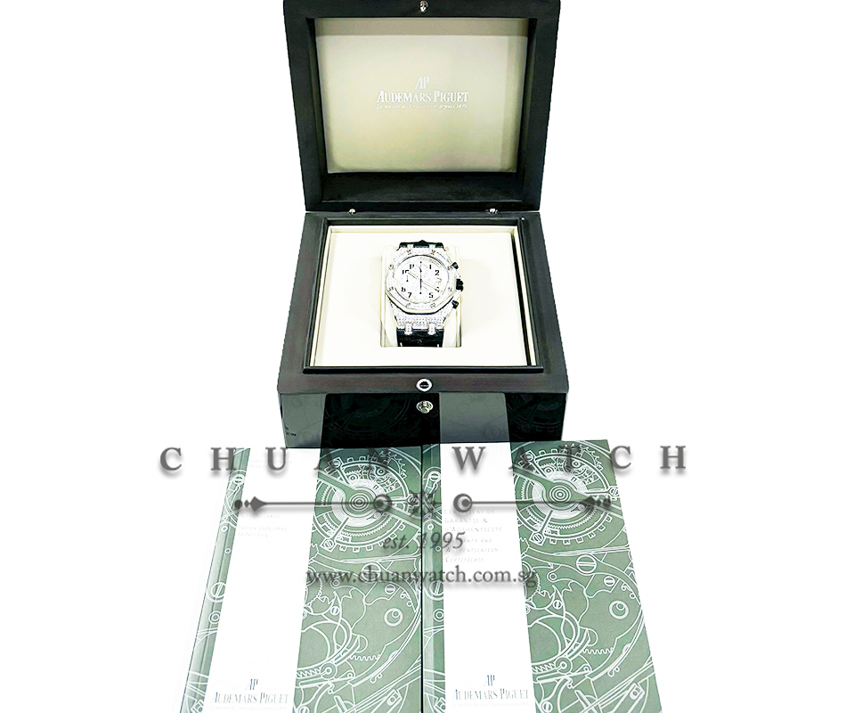 Audemars Piguet Royal Oak Offshore Custom-Set Paved Diamonds Steel 42mm 26020ST - Discontinued - Image 4