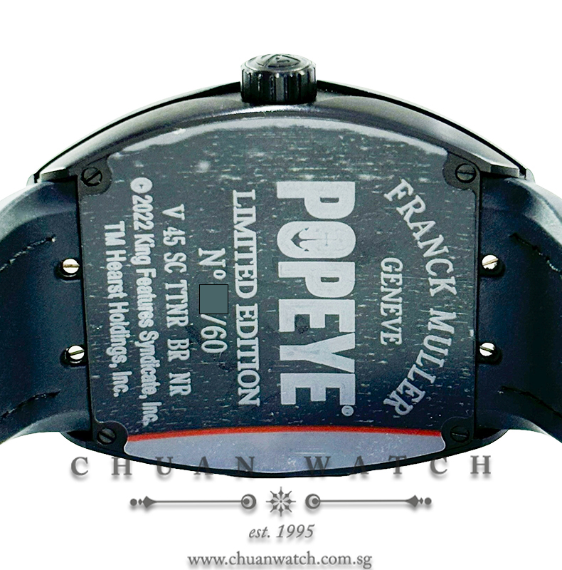 Franck Muller x BWD 'Popeye' Vanguard PVD-Titanium V 45 SC TT NR BR NR (Limited Edition of 60 Pieces Only) - Image 2