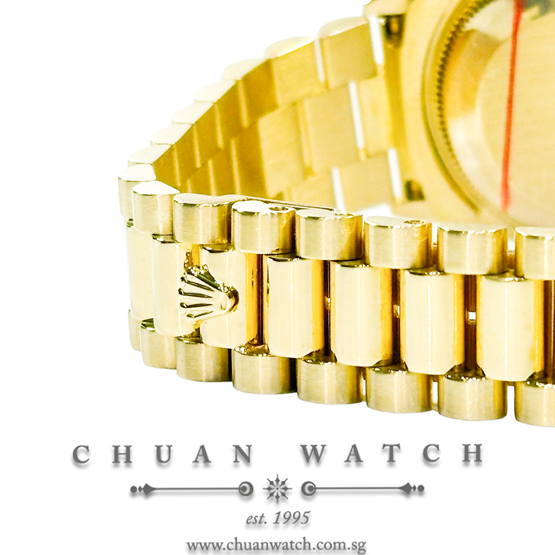 Rolex Boys' DateJust President Yellow Gold 31mm 78278 Champagne Jubilee Diamonds - Discontinued - Image 3