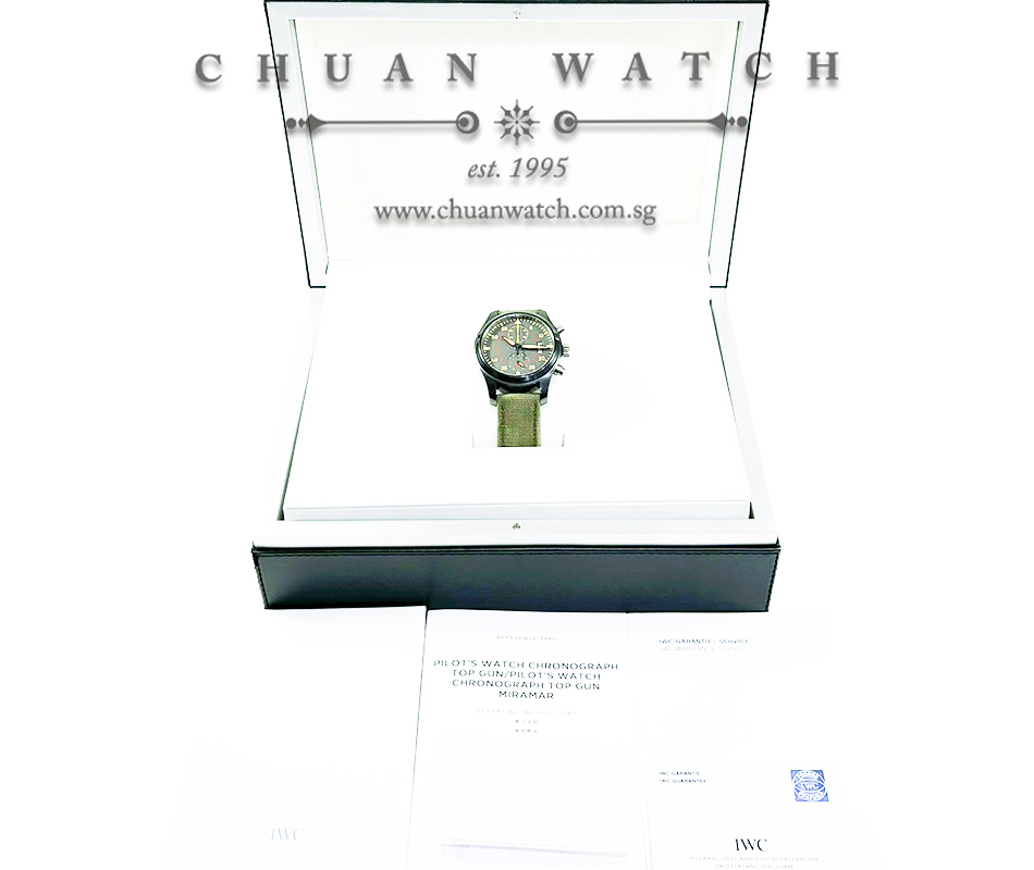 IWC Pilot's Watch Flyback Chronograph Top Gun Miramar Ceramic 46mm IW388002 - Discontinued - Image 4