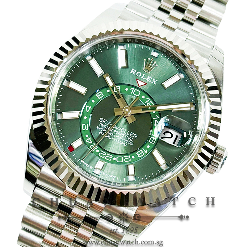 Rolex Sky-Dweller 42mm 336934 Green