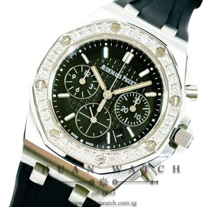 Audemars Piguet Ladies' Royal Oak Offshore Steel 37mm 26231ST Black - Discontinued