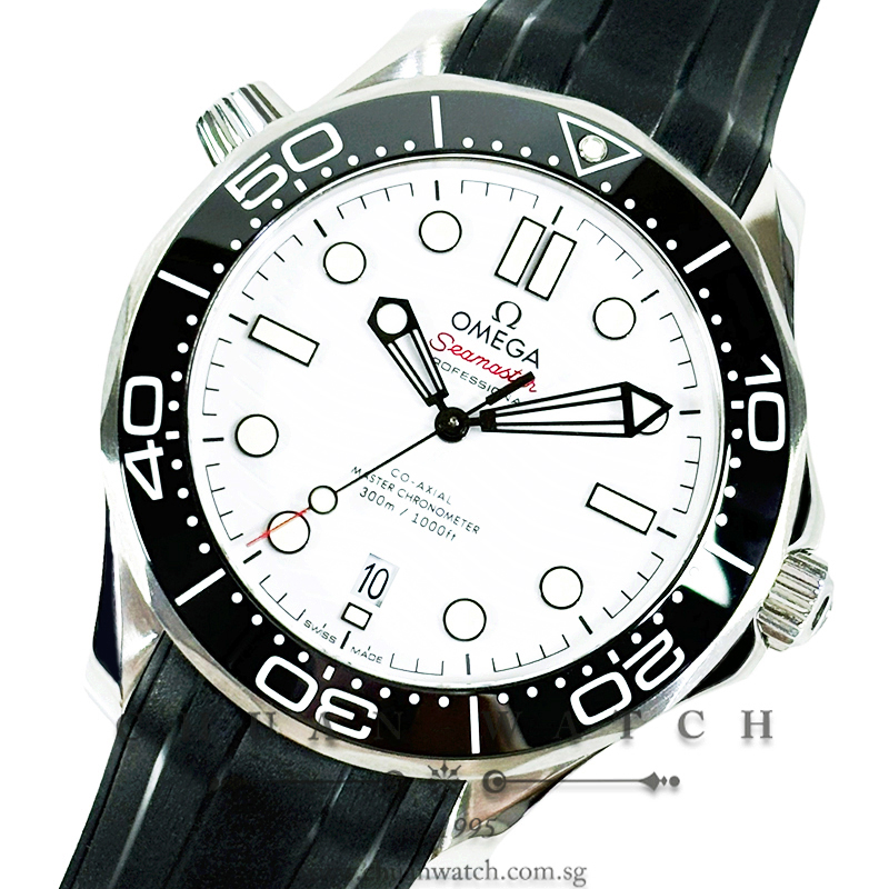 Omega Seamaster Diver 300M Co-Axial Master Chronometer 42mm 210.32.42.20.04.001 White