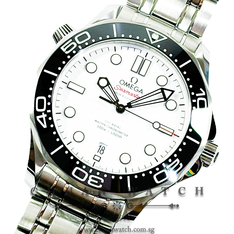 Omega Seamaster Diver 300M Co-Axial Master Chronometer 42mm 210.30.42.20.04.001 White