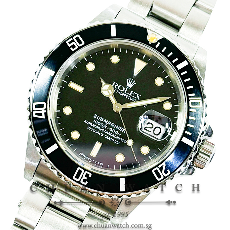 Rolex Submariner Date 'Transitional' 16800 MK5 Tritium - Discontinued