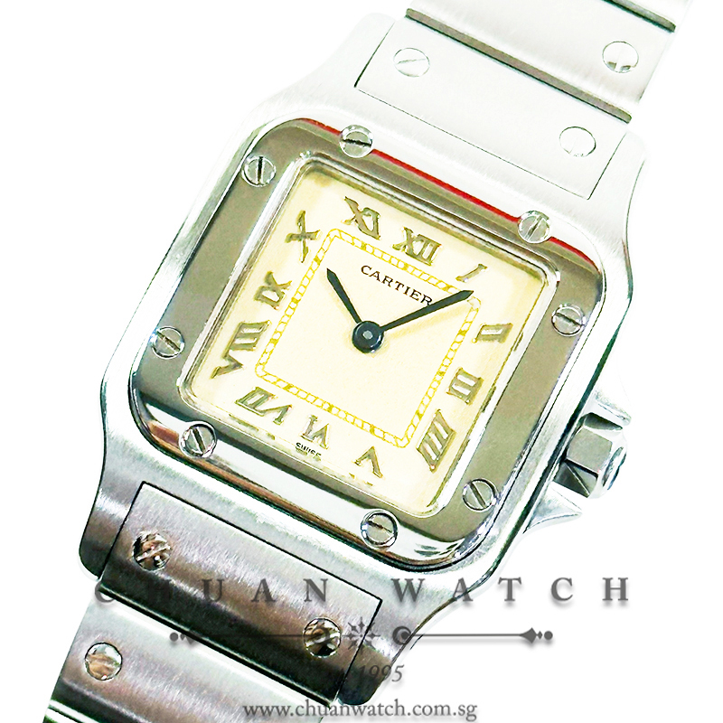 Cartier Santos Galbee Small Quartz 24mm W20024D6 - Discontinued