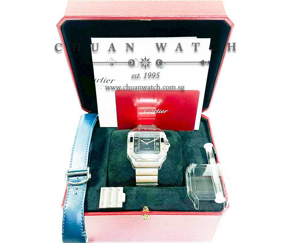 Cartier Santos de Cartier Large Blue WSSA0030 - Image 4