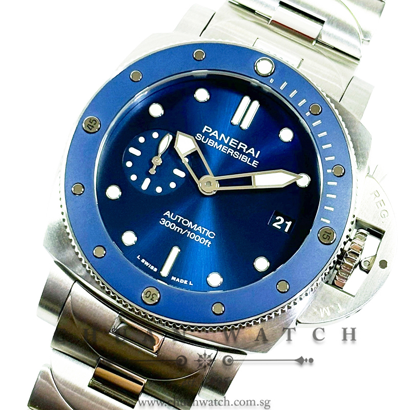 Panerai Submersible Blu Notte 1950 3-Days 42mm Pam 2068 Y