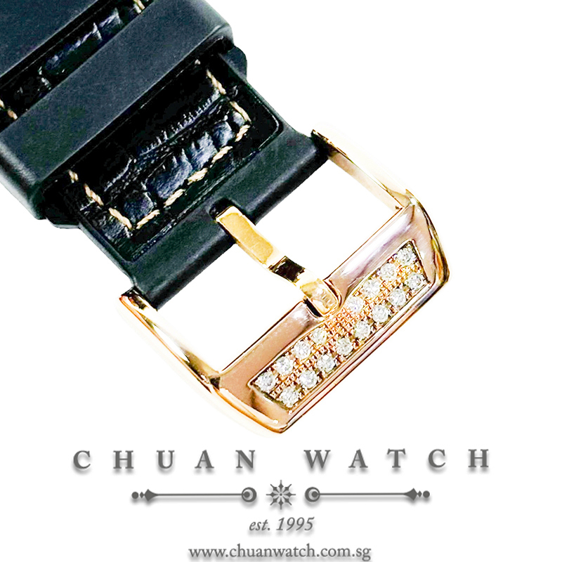 Franck Muller Vanguard Rose Gold Black Custom-Set Paved Diamonds V 45 SC DT 5N NR - Image 3