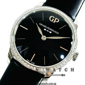 Girard-Perregaux Ladies' 1966 Onyx Diamonds 30mm Infinity Edition 49528  (Limited Edition of 188 Pieces Only)