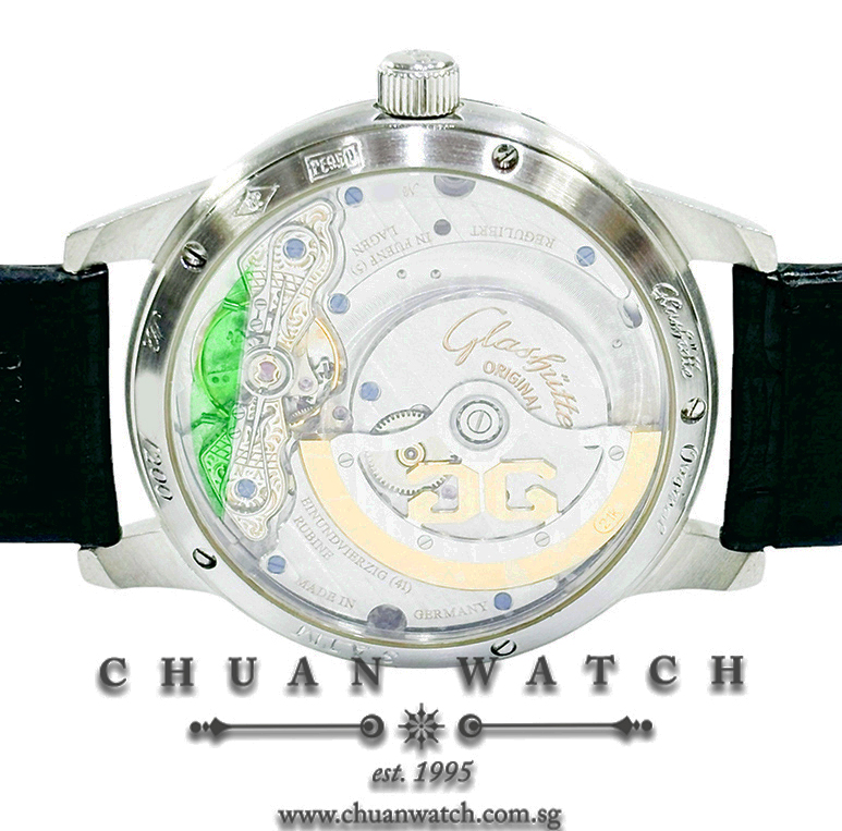 Glashutte Original PanoMaticDate Platinum 39mm 90-01-03-03-04 (Limited Edition of 200 Pieces Only) - Image 2