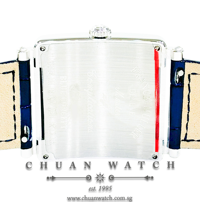 Franck Muller Ladies' Master Square 'Blue Concept' Steel Diamonds Quartz 6002 M B QZ REL R D 1R Blue Relief Roman - Image 2