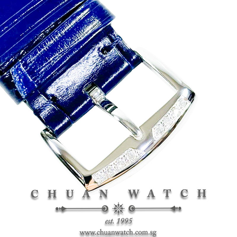 Franck Muller Ladies' Master Square 'Blue Concept' Steel Diamonds Quartz 6002 M B QZ REL R D 1R Blue Relief Roman - Image 3