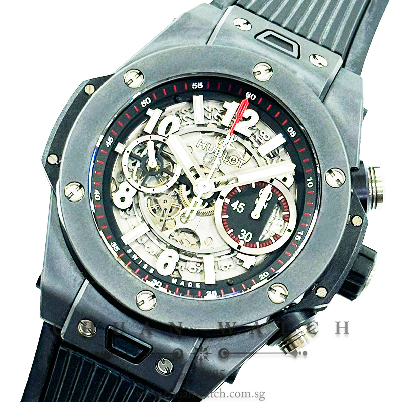Hublot Big Bang Unico Black Magic Ceramic 45mm 411.CI.1170.RX - Discontinued