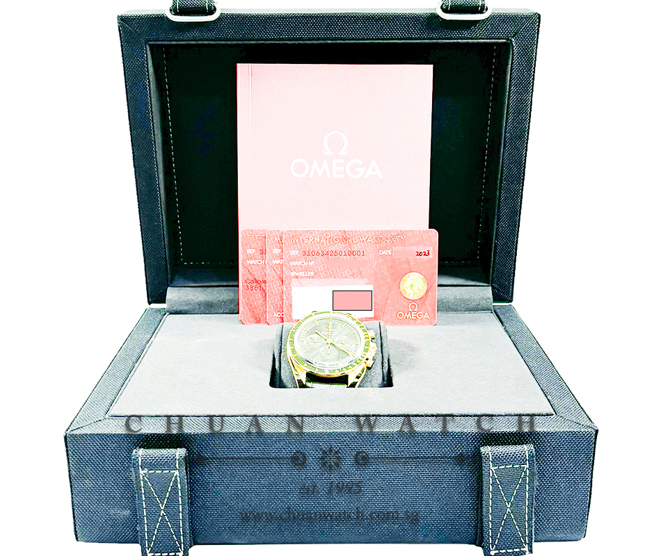 Omega Speedmaster Moonwatch Professional Moonshine Gold 42mm 310.63.42.50.10.001 Green - Image 4
