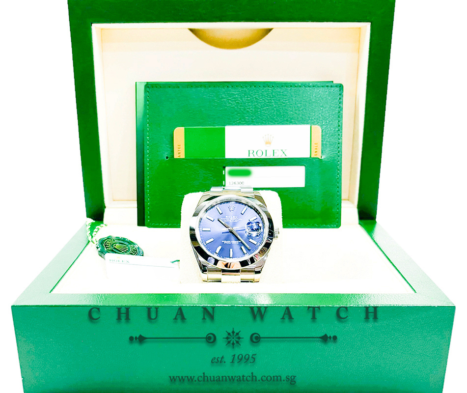 Rolex DateJust 41 126300 Blue Index - Image 4
