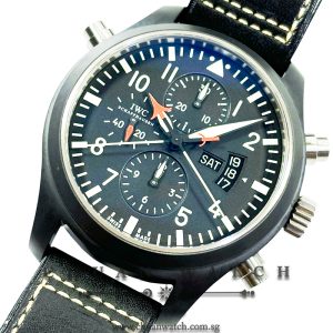 IWC Pilot's Watch Double Chronograph 'Top Gun' Edition Ceramic 46mm IW379901 - Discontinued