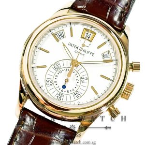 Patek Philippe Annual Calendar Flyback Chronograph Rose Gold 40.5mm 5960R-011 White - Discontinued