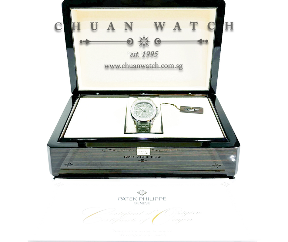 Patek Philippe Aquanaut Luce Quartz Steel 38.8mm 5267/200A-011 Khaki Green - Image 4