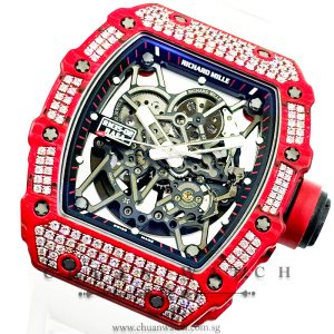 Richard Mille RM35-02 Rafael Nadal Red QTPT Carbon Diamonds - Discontinued