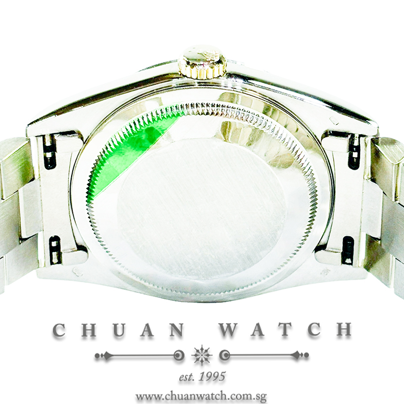 Rolex Day-Date President White Gold 36mm 18239 Blue Myriad Diamonds - Discontinued - Image 2
