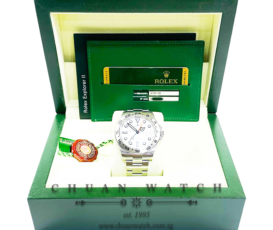 Rolex Explorer II 42mm 216570 'Polar' White - Discontinued - Image 4