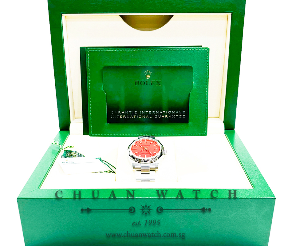Rolex Oyster Perpetual 31 277200 Coral Red Index - Discontinued - Image 4